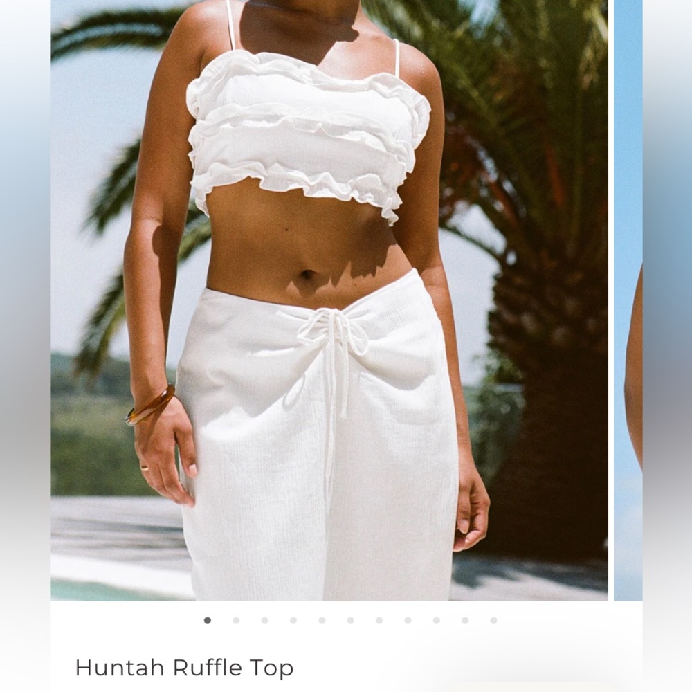 SABO Cream Maxi Skirt and Crop top